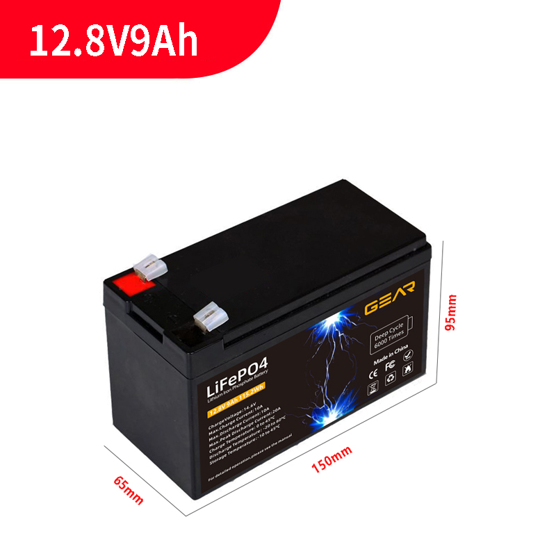Акумуляторна батарея GEAR LiFePo4 12.8V / 9 Ah (115Wh)